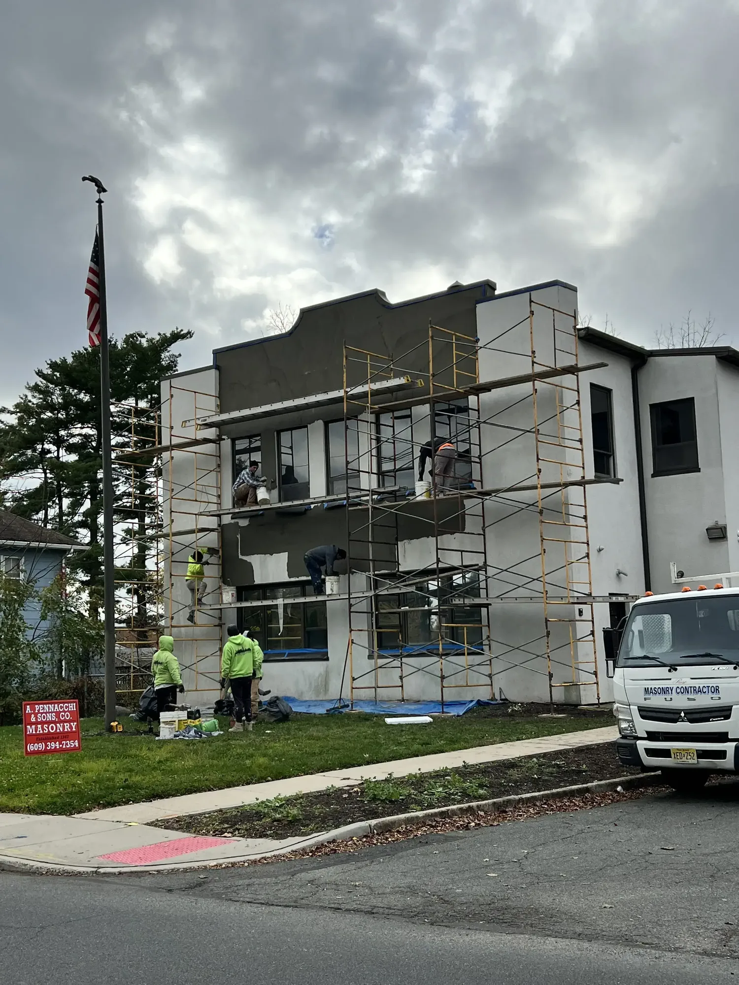 Commercial and industrial masonry project
